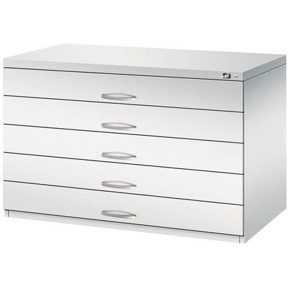 Artikelbild 5 für CP 7100 Planschrank lichtgrau 5 Schubladen 110,0 x 76,5 x 76,0 cm, Artikelnummer 681895