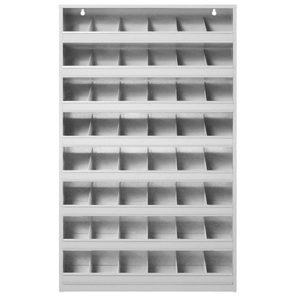 Artikelbild 2 für ADB Kleinteileregal 53618 lichtgrau 50,0 x 12,5 x 85,0 cm, Artikelnummer 893034