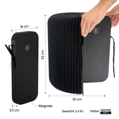 Artikelbild 2 für meet powered by PAPERFLOW Hocker Flexistool schwarz, Artikelnummer 731996