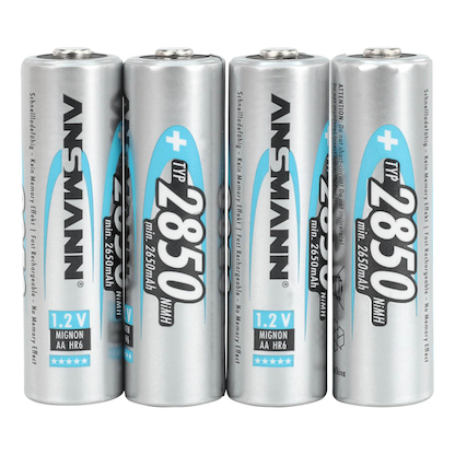 Artikelbild 2 für 4 ANSMANN Akkus Mignon AA 2.650 mAh, Artikelnummer 533176