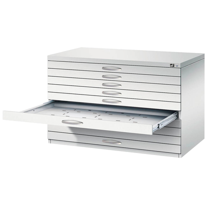 Artikelbild 3 für CP 7100 Planschrank lichtgrau 10 Schubladen 110,0 x 76,5 x 76,0 cm, Artikelnummer 682043