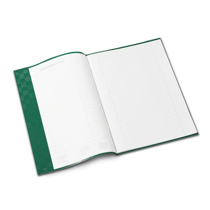 Artikelbild 2 für HERMA Heftumschlag mit Baststruktur dunkelgrün Kunststoff DIN A4, Artikelnummer 547998