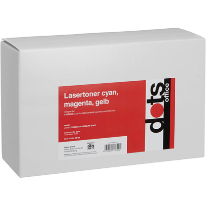 Artikelbild 2 für dots cyan, magenta, gelb Toner kompatibel zu KYOCERA TK-5230C/M/Y, 3er-Set, Artikelnummer 663801