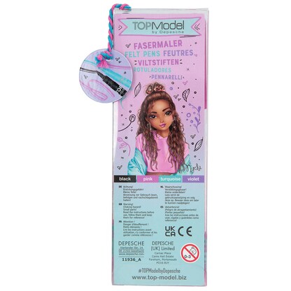 Artikelbild 7 für DEPESCHE TOPModel Handlettering-Set farbsortiert, 4 St., Artikelnummer 933008