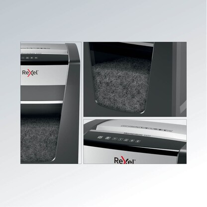 Artikelbild 9 für Rexel Momentum X420 Aktenvernichter mit Partikelschnitt P-4, 4 x 40 mm, bis 20 Blatt, schwarz, Artikelnummer 643787