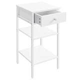 Artikelbild 1 für VASAGLE Nachttisch weiß 35,0 x 35,0 x 70,0 cm, Artikelnummer 438699