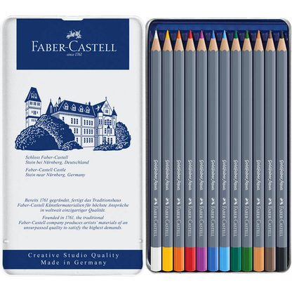 Artikelbild für FABER-CASTELL Goldfaber Aqua Aquarellstifte farbsortiert, 12 St., Artikelnummer 491725