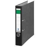 Artikelbild 1 für Grüner Balken Ordner schwarz marmoriert Karton 5,0 cm DIN A4, Artikelnummer 665257