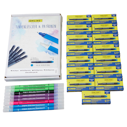 Artikelbild 24 für ONLINE® 81626 Tintenpatronen und Tintenkiller Set königsblau, Artikelnummer 284022