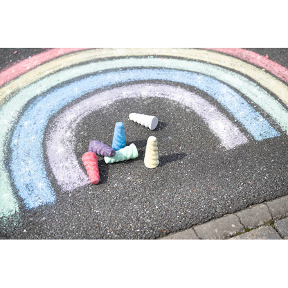 Artikelbild 14 für EBERHARD FABER Einhorn Straßenmalkreide Glitzer farbsortiert 6 St., Artikelnummer 100097
