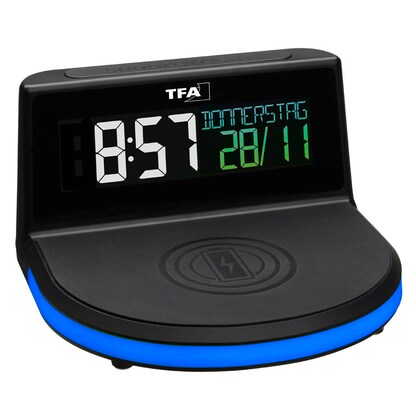 Artikelbild 2 für TFA® digitaler Wecker schwarz Kunststoff 136,0 x 126,0 mm, Artikelnummer 337974