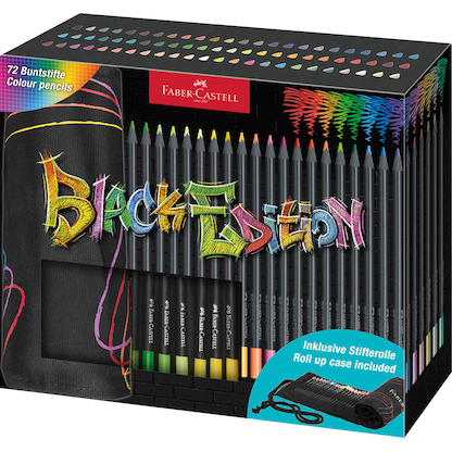 Artikelbild 4 für FABER-CASTELL Black Edition Buntstifte farbsortiert, 72 St., Artikelnummer 581187
