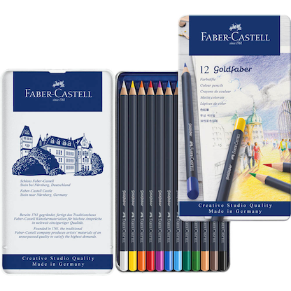 Artikelbild 3 für FABER-CASTELL Goldfaber Buntstifte farbsortiert, 12 St., Artikelnummer 491771