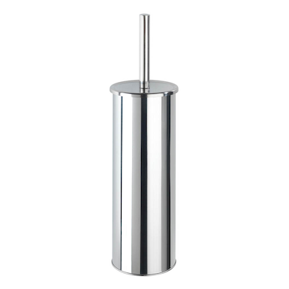 Artikelbild 3 für WENKO WC-Garnitur Basic silber Metall, Artikelnummer 815421