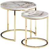 Artikelbild 1 für WOHNLING Beistelltische-Set weiß, Artikelnummer 908263