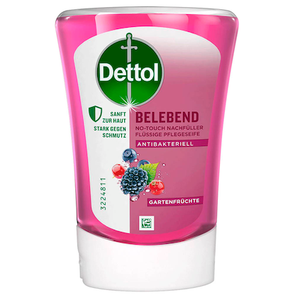 Artikelbild 2 für Dettol NO TOUCH Duo Flüssigseife Nachfüllpackung 2x 250 ml, Artikelnummer 971901