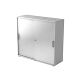 Artikelbild 1 für HAMMERBACHER Schiebetürenschrank 1753S, V1753S/5/S/SG lichtgrau, silber 2 Fachböden 120,0 x 40,0 x 110,0 cm, Artikelnummer 375747