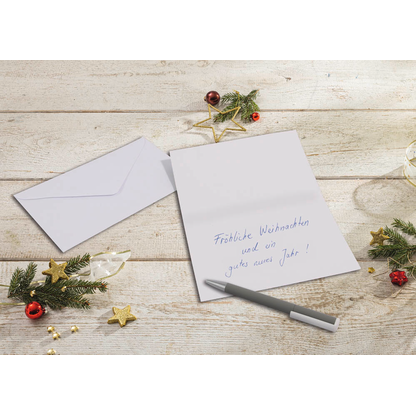 Artikelbild 2 für 25 SIGEL Weihnachtskarten Golden Christmas Night DIN lang, Artikelnummer 627636