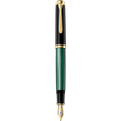 Artikelbild 2 für Pelikan Souverän M800 Kolbenfüller schwarz/grün/gold F (fein), Artikelnummer 412508