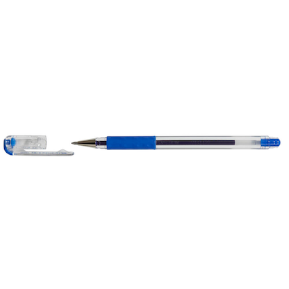 Artikelbild 2 für Pentel K116 Gelschreiber blau/transparent 0,3 mm, Schreibfarbe: blau, 12 St., Artikelnummer 489690