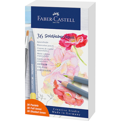 Artikelbild 1 für FABER-CASTELL Goldfaber Aqua Aquarellstifte farbsortiert, 36 St., Artikelnummer 418964