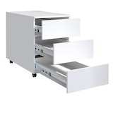Artikelbild 1 für VCM my office Dalosa Rollcontainer weiß 3 Auszüge 39,0 x 70,0 x 55,0 cm, Artikelnummer 911194