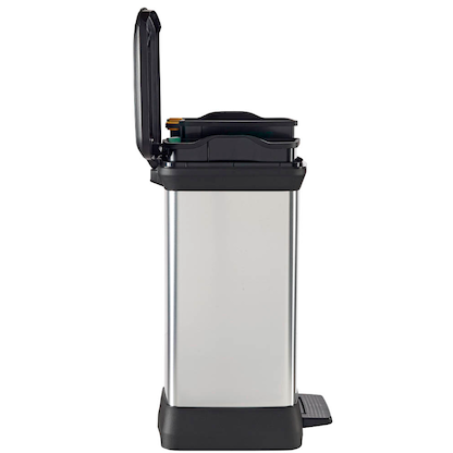 Artikelbild 5 für curver DECOBIN DUO Mülltrenner 10,0 + 18,0 l silbermetallic, Artikelnummer 701115