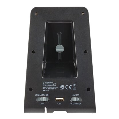 Artikelbild 4 für TFA® digitaler Wecker 60.2033 ICONcharge schwarz Kunststoff 107,0 x 83,0 mm, Artikelnummer 337989