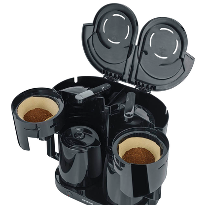 Artikelbild 4 für SEVERIN KA9315 Kaffeemaschine schwarz, 2x 8 Tassen, Artikelnummer 977607