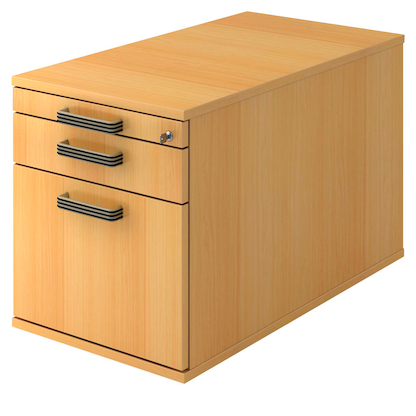 Artikelbild für HAMMERBACHER TC20 Rollcontainer buche 3 Auszüge 42,8 x 80,0 x 51,2 cm, Artikelnummer 862336