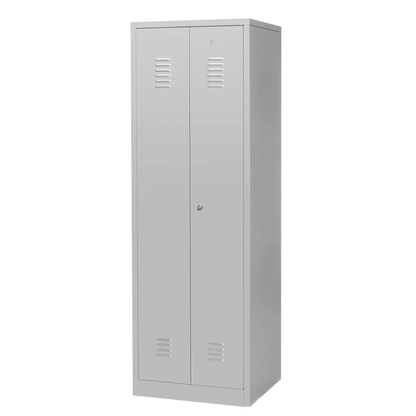 Artikelbild 5 für Gürkan Putzmittelschrank 104431 lichtgrau 60,0 x 50,0 x 180,0 cm, aufgebaut, Artikelnummer 740183