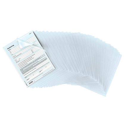 Artikelbild 2 für 100 FALKEN Sichthüllen DIN A4 transparent genarbt 0,09 mm, Artikelnummer 249680