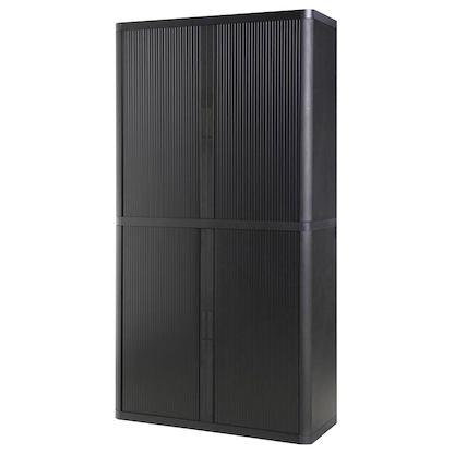 Artikelbild für PAPERFLOW easyOffice Rollladenschrank schwarz ohne Fachböden 110,0 x 41,5 x 204,0 cm, Artikelnummer 663997