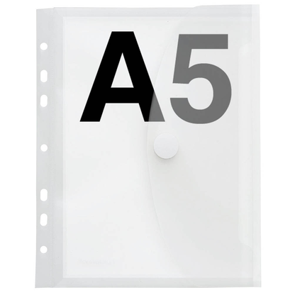 Artikelbild 2 für 10 FolderSys Dokumententaschen DIN A5 transparent genarbt 0,20 mm, Artikelnummer 101921