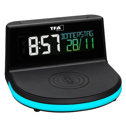 Artikelbild 5 für TFA® digitaler Wecker schwarz Kunststoff 136,0 x 126,0 mm, Artikelnummer 337974