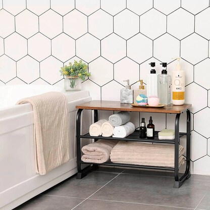 Artikelbild 4 für VASAGLE Schuhregal braun, schwarz 66,0 x 30,0 x 45,0 cm, Artikelnummer 439838