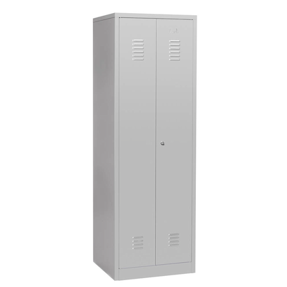 Artikelbild 2 für Gürkan Putzmittelschrank 104431 lichtgrau 60,0 x 50,0 x 180,0 cm, aufgebaut, Artikelnummer 740183