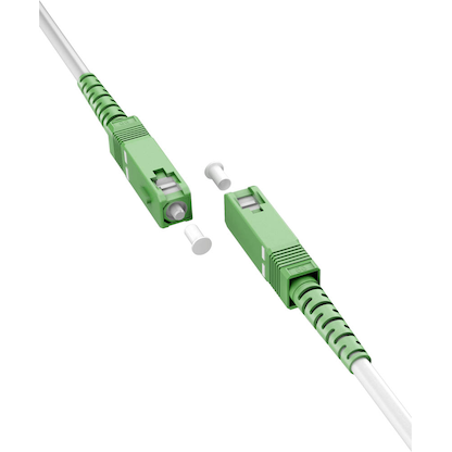 Artikelbild 3 für goobay SC-APC Glasfaserkabel 2,0 m weiß, 1 St., Artikelnummer 998981