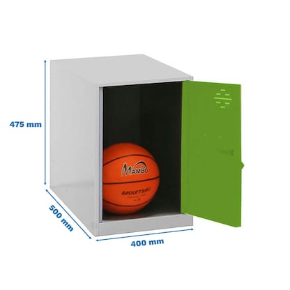 Artikelbild 2 für Simonrack Spind SIMONLOCKER DISM grau, grün 8425437117589, 1 Schließfach 40,0 x 50,0 x 47,5 cm, Artikelnummer 354856