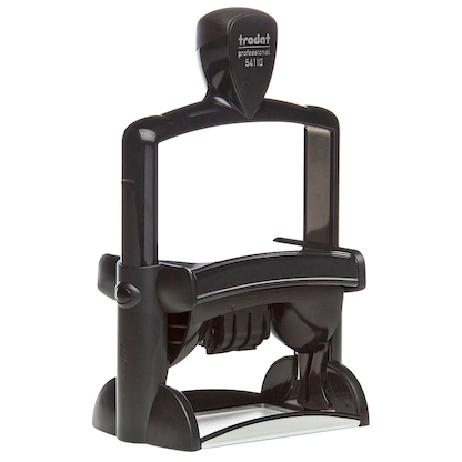 Artikelbild 6 für trodat Datumstempel mit Text individualisierbar 54110 selbstfärbend schwarz Logo möglich, 1 St., Artikelnummer 640621