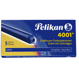Artikelbild 1 für Pelikan 4001 Tintenpatronen für Füller königsblau 5 St., Artikelnummer 164165
