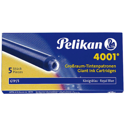 Artikelbild 7 für Pelikan 4001 Tintenpatronen für Füller königsblau 5 St., Artikelnummer 164165