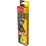 Artikelbild 1 für maped BLACK'PEPS Bleistifte HB schwarz/orange, 12 St., Artikelnummer 846814