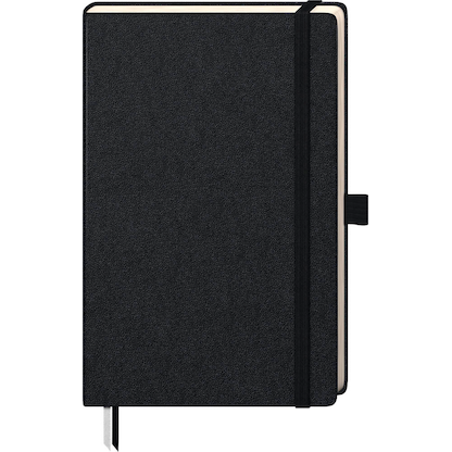 Artikelbild 3 für BRUNNEN Notizbuch KOMPAGNON ca. DIN A5 kariert, schwarz Hardcover 192, davon 16 zum Heraustrennen Seiten, Artikelnummer 457606