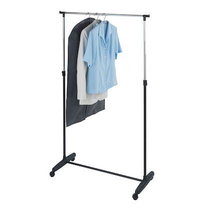 Artikelbild 5 für WENKO Teleskop-Garderobe Mikey schwarz Metall 90,0 x 103,0-170,0 cm, Artikelnummer 816654