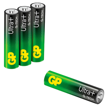 Artikelbild für 4 GP Batterie ULTRA PLUS Micro AAA 1,5 V, Artikelnummer 219457