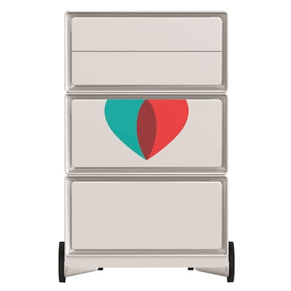 Artikelbild 3 für PAPERFLOW easyBox Business Rollcontainer weiß, bunt 4 Auszüge 39,0 x 43,6 x 64,2 cm, Artikelnummer 214803