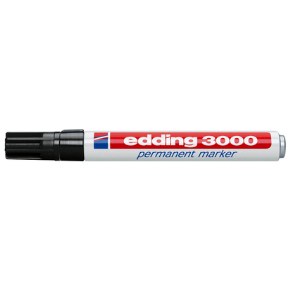 Artikelbild 3 für AKTION: edding 3000 Permanentmarker schwarz 1,5 - 3,0 mm, 10 St., Artikelnummer 103143