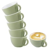 Artikelbild 1 für 6 APS Cappuccinotasse Snug grün 0,3 l, Artikelnummer 645639