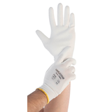 Artikelbild 1 für HYGOSTAR unisex Arbeitshandschuhe Ultra Flex Hand weiß Größe 9, 12 Paar, Artikelnummer 652269